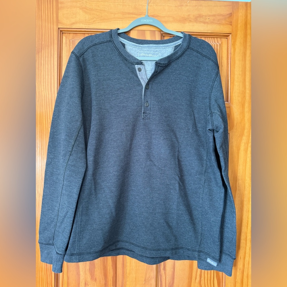2- Eddie Bauer thermal knit shirts